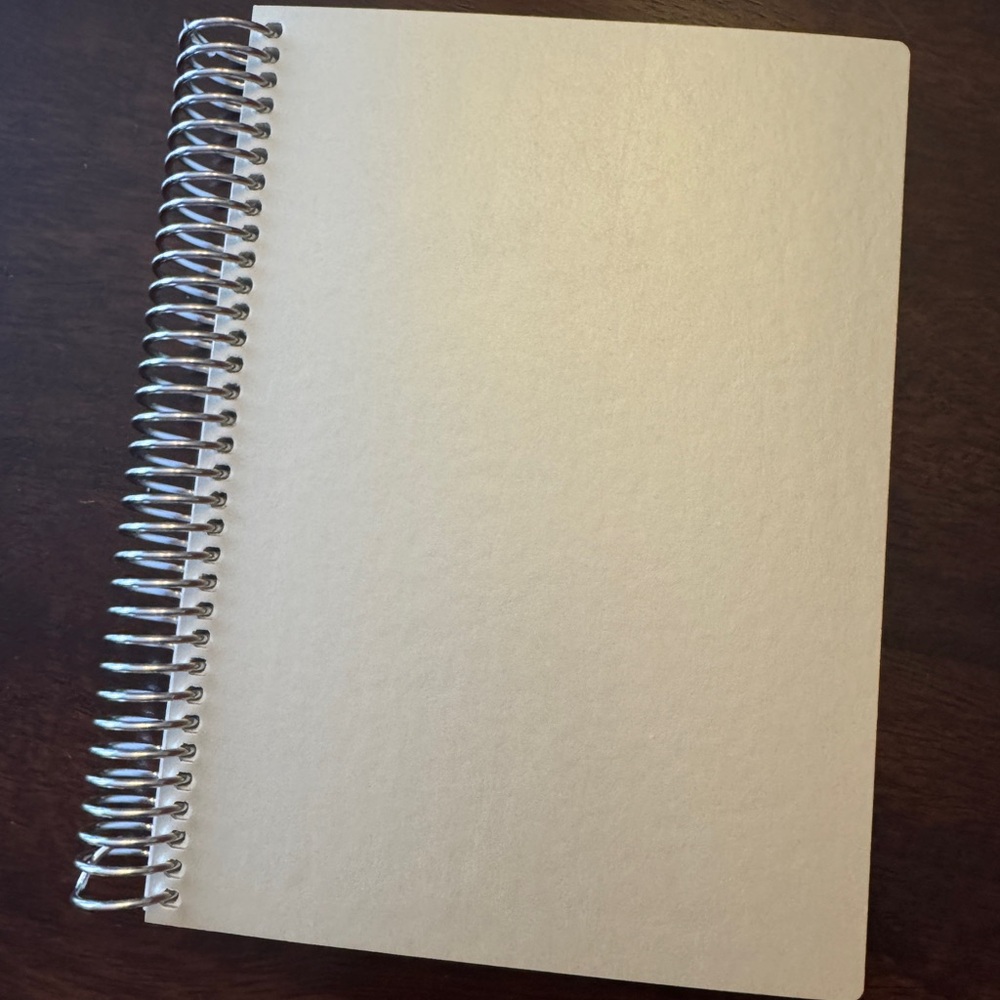 Erin Condren champagne vegan leather lined notebook a5 size new - Picture 4 of 6